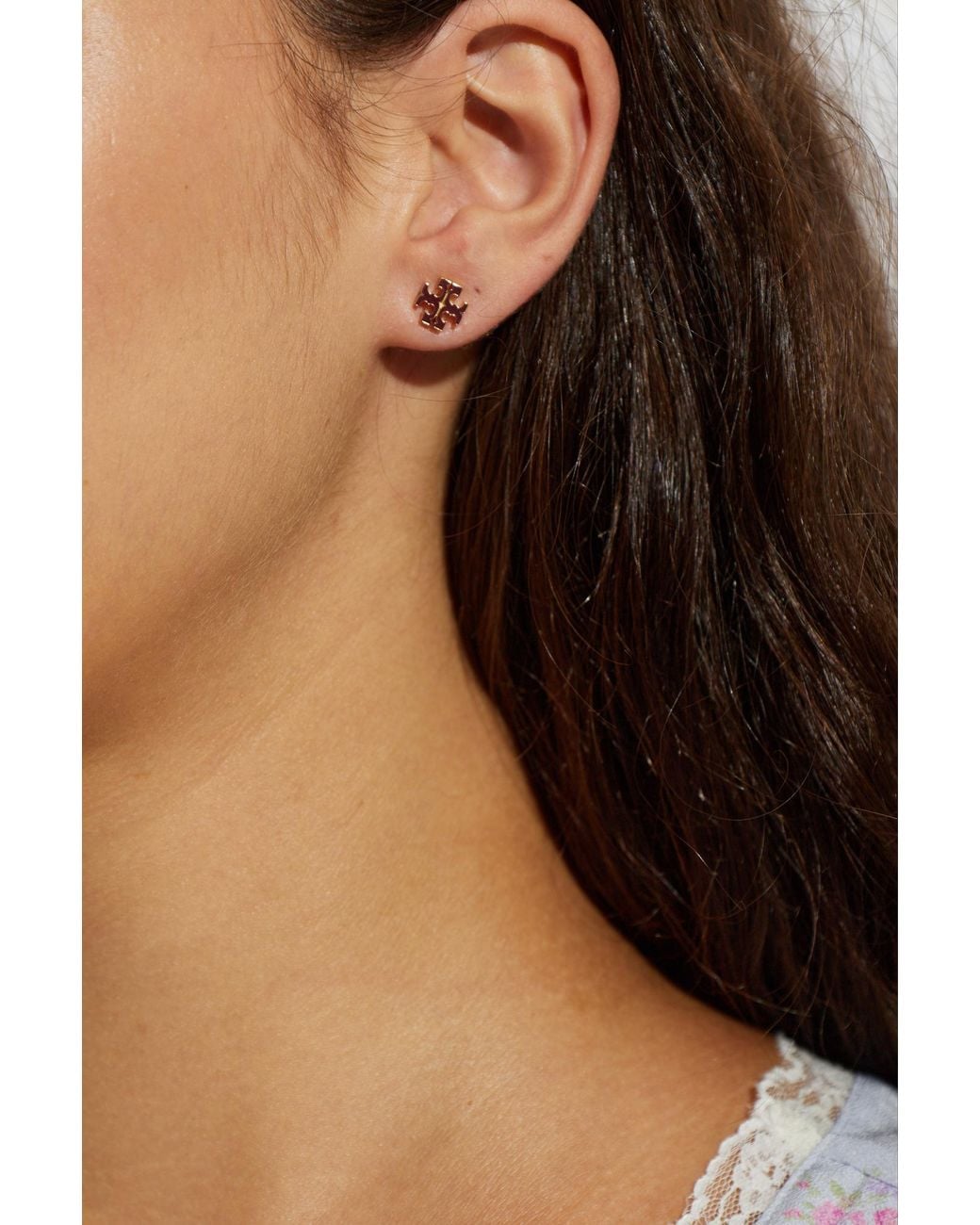 Tory Burch White Earrings