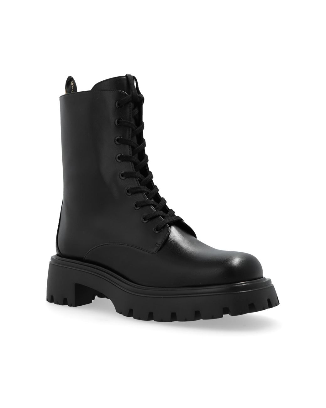 ブーツその他 Stuart Weitzman EMERSON MOTO - Leather boot EMERSON MOTO BOOT in BLACK for Women | Stuart Weitzman®