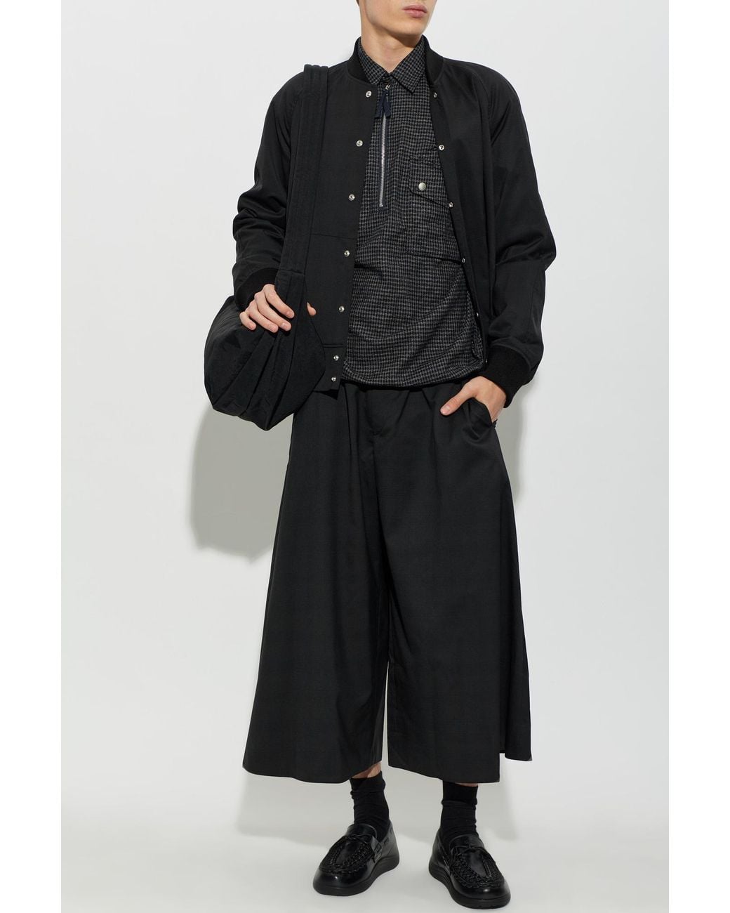 Comme des Garçons Black Asymmetrical Jacket for men