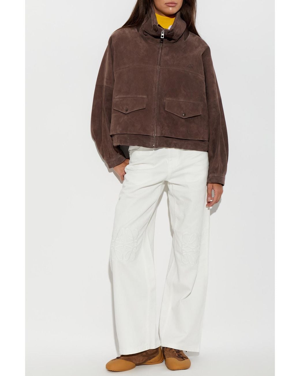 Loewe Brown Suede Jacket