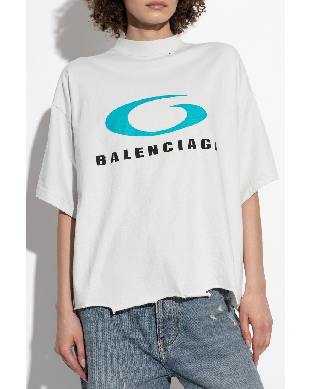 Balenciaga white logo best sale