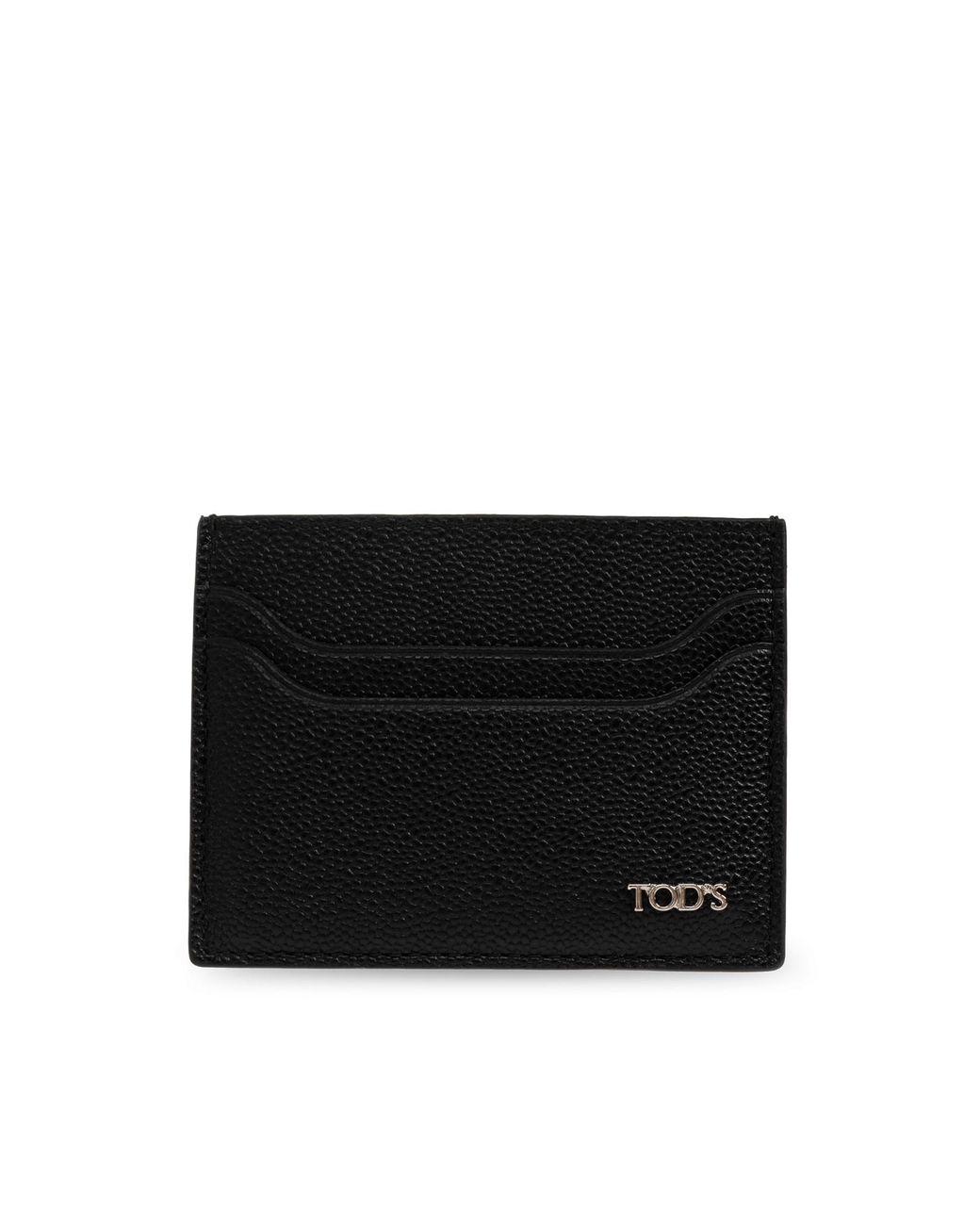 Tod's Black Leather Card Holder
