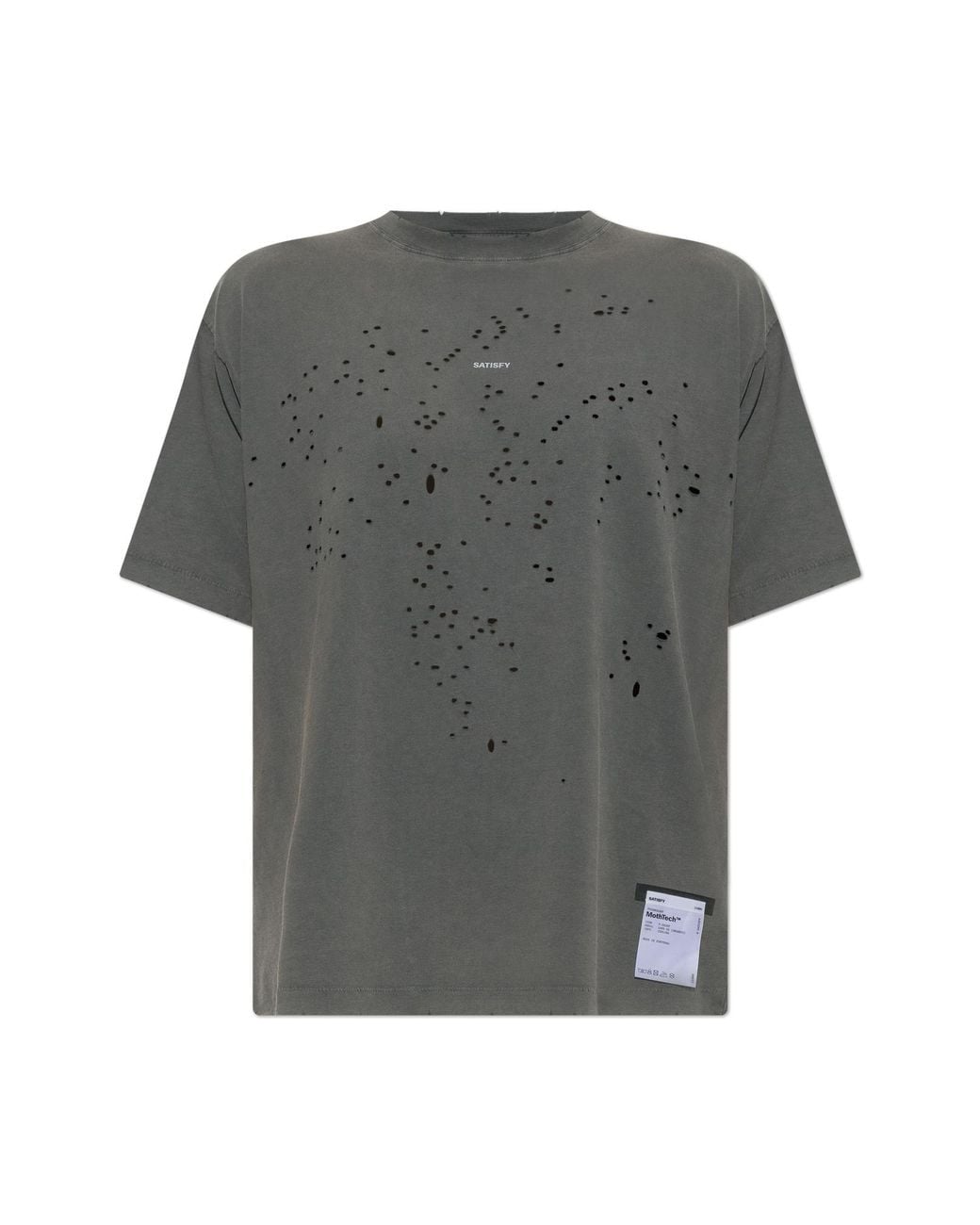 Satisfy Gray T-Shirt 'Mothtech' for men