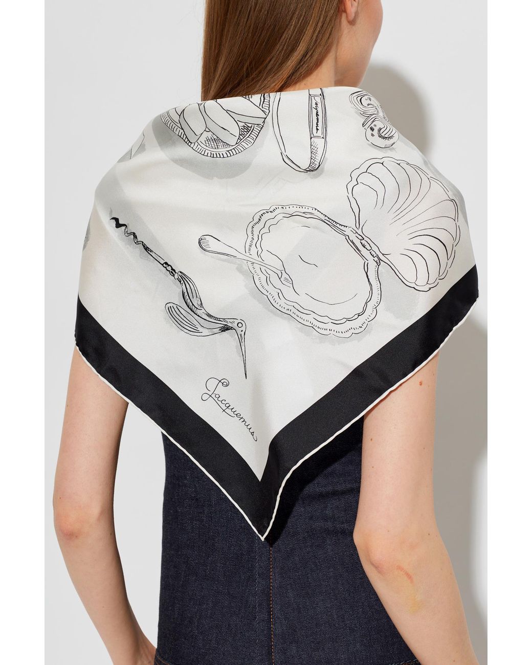 Jacquemus Natural Scarf 'Le Grand Foulard Coctail'