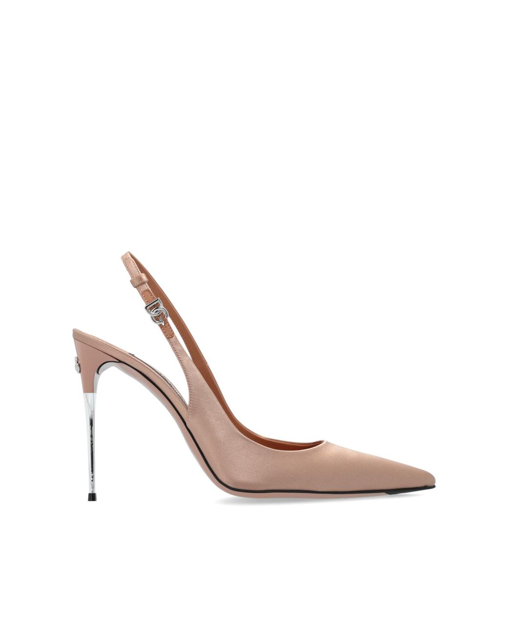 Dolce & Gabbana White High-Heeled Shoes