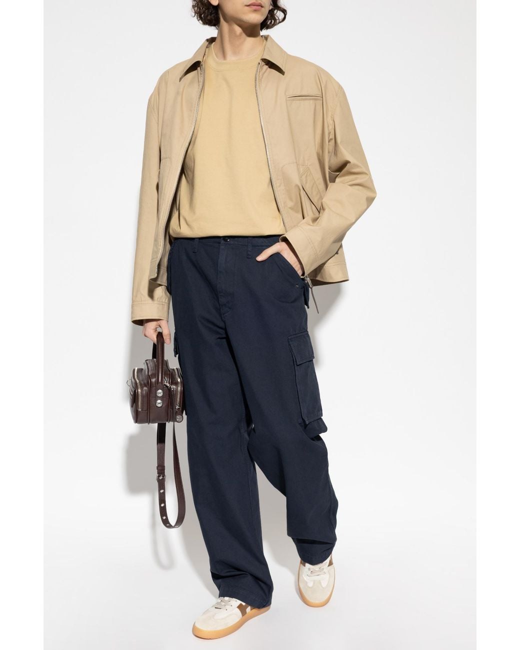 Burberry White T-Shirt With Logo for men