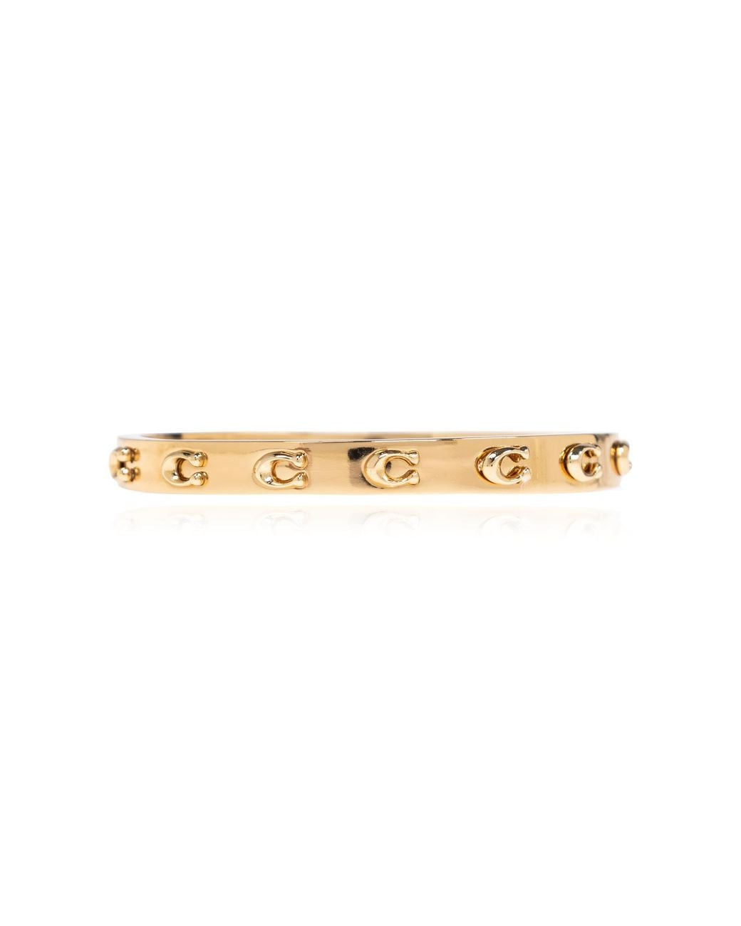 COACH Green Brass Bracelet
