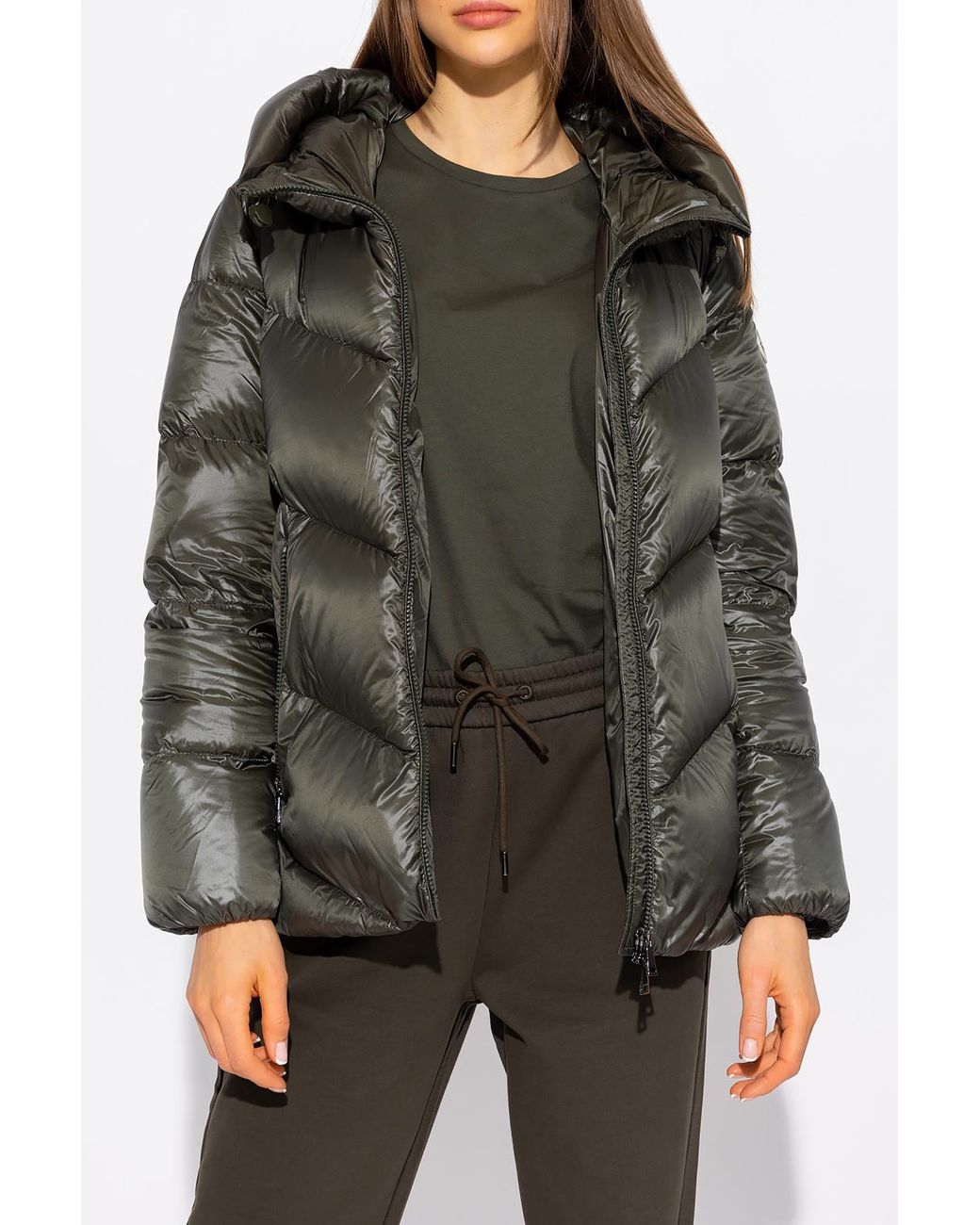 Moncler 'chambon' Down Jacket in Green | Lyst