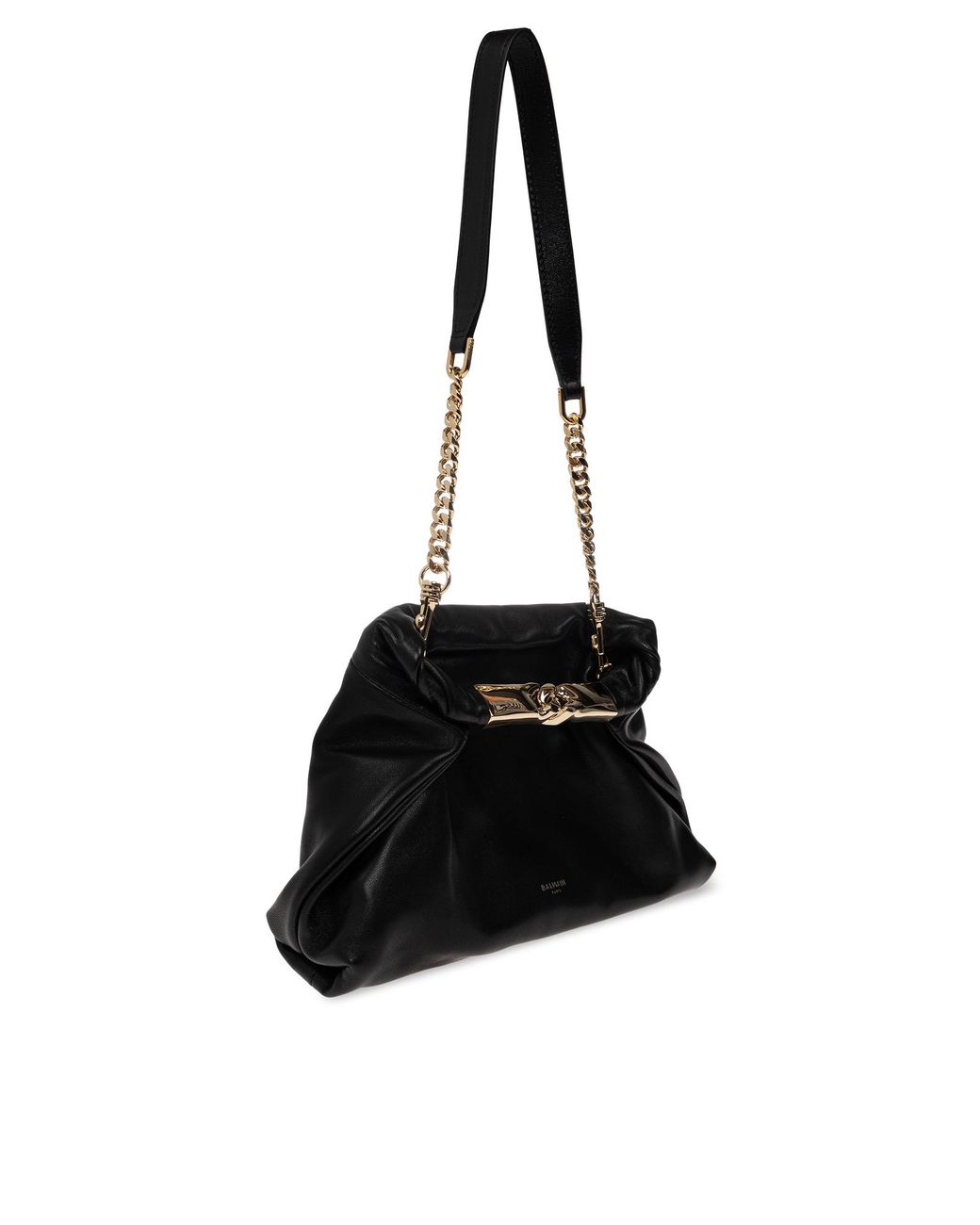 Balmain Black Leather Bag 'Dinner