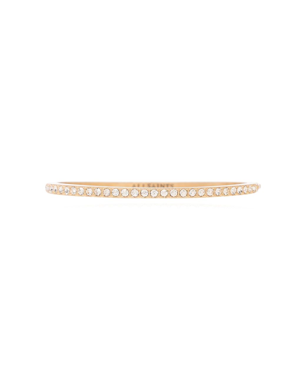AllSaints Black Brass Bracelet