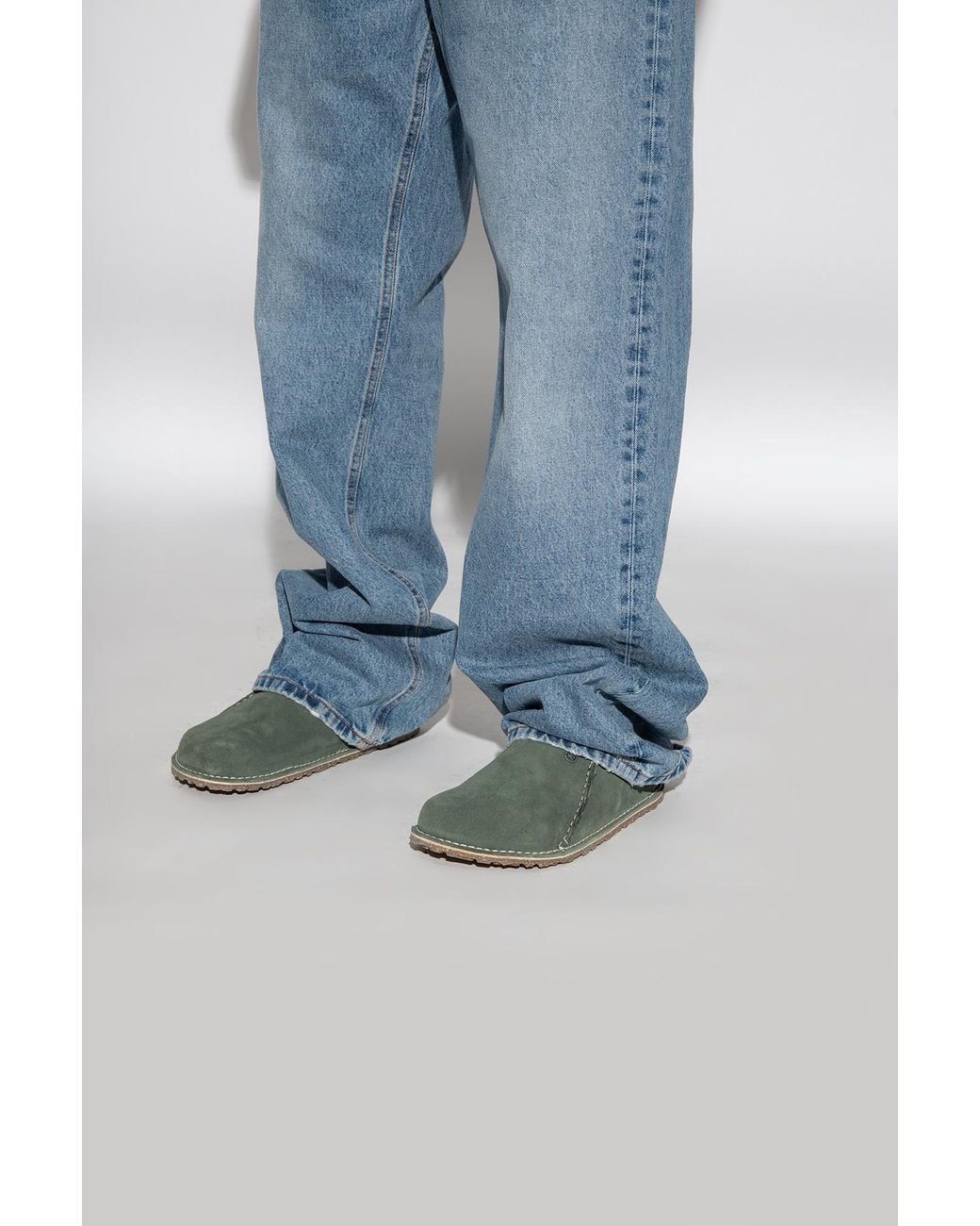 Birkenstock Green 'Zermatt Premium' Flip-Flops for men