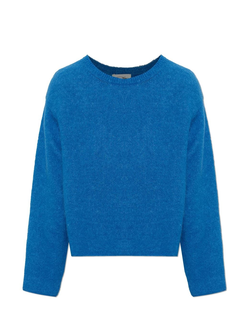 American Vintage Blue Sweatshirt With Patch