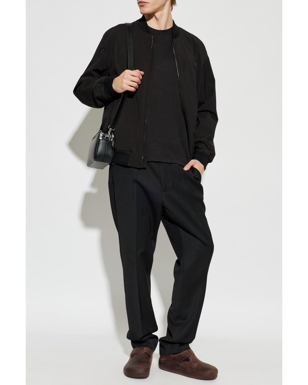 Paul & Shark Black T-Shirt With A Round Neckline for men