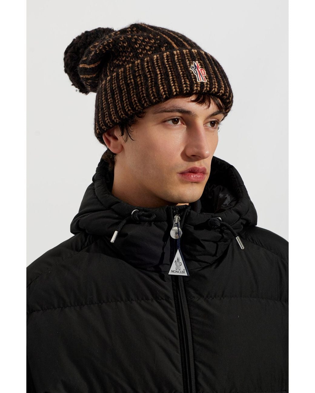 Moncler Black Apres-Ski Beanie for men