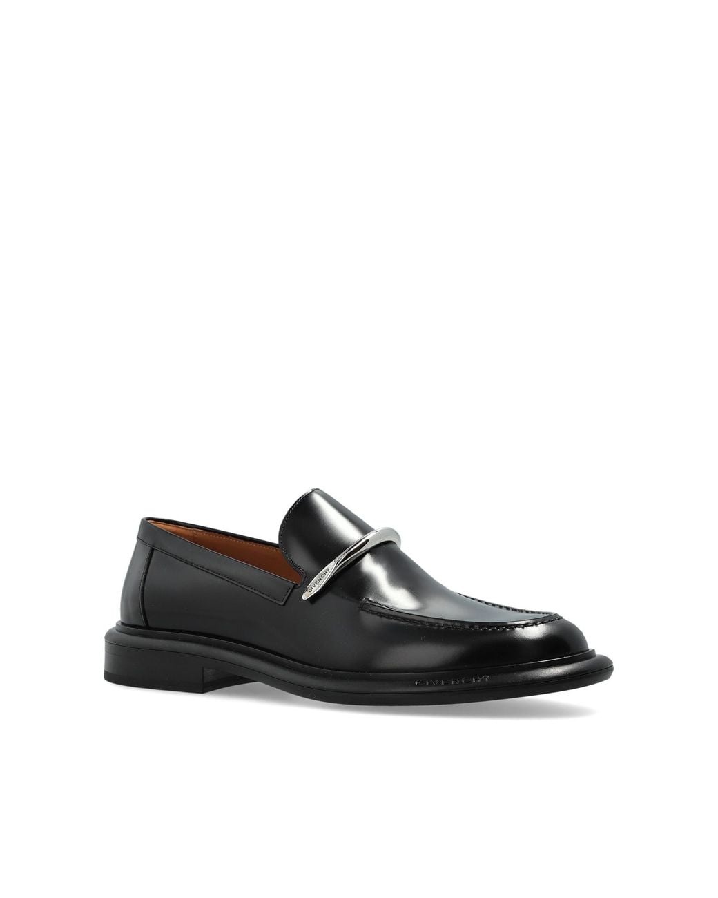 Givenchy Black Leather 'Pinch' Loafers