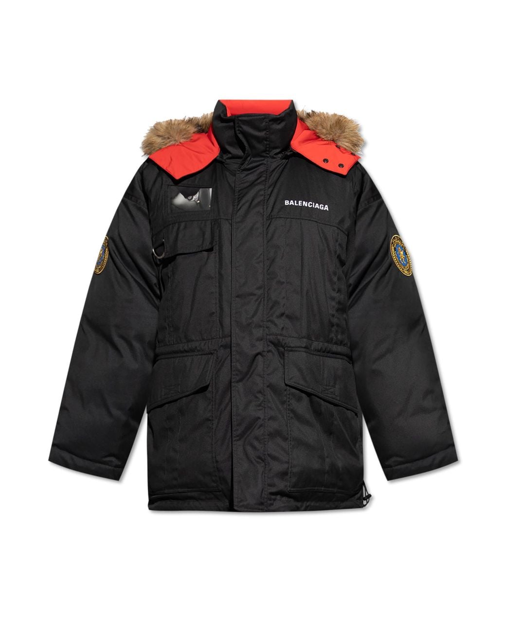 Balenciaga Black Reversible Insulated Jacket for men