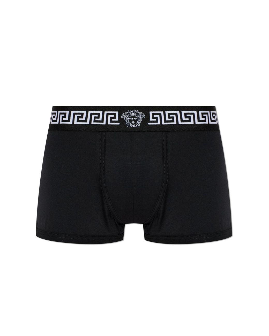 Versace Black Cotton Boxer Shorts for men