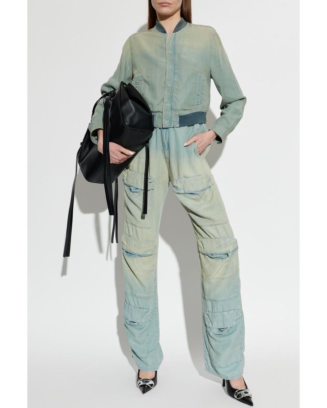 DIESEL Green "D-Pocky-S" Trousers