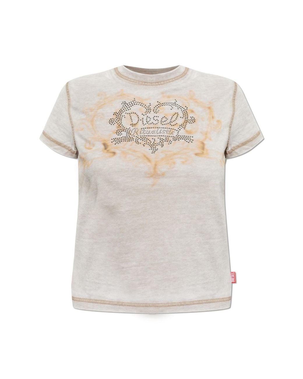 DIESEL White T-Shirt 'T-Ila-Aa1'