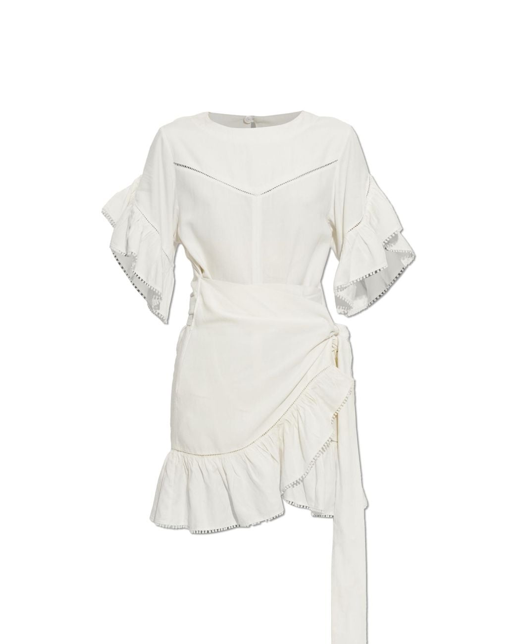 Isabel Marant White "Melicia" Dress