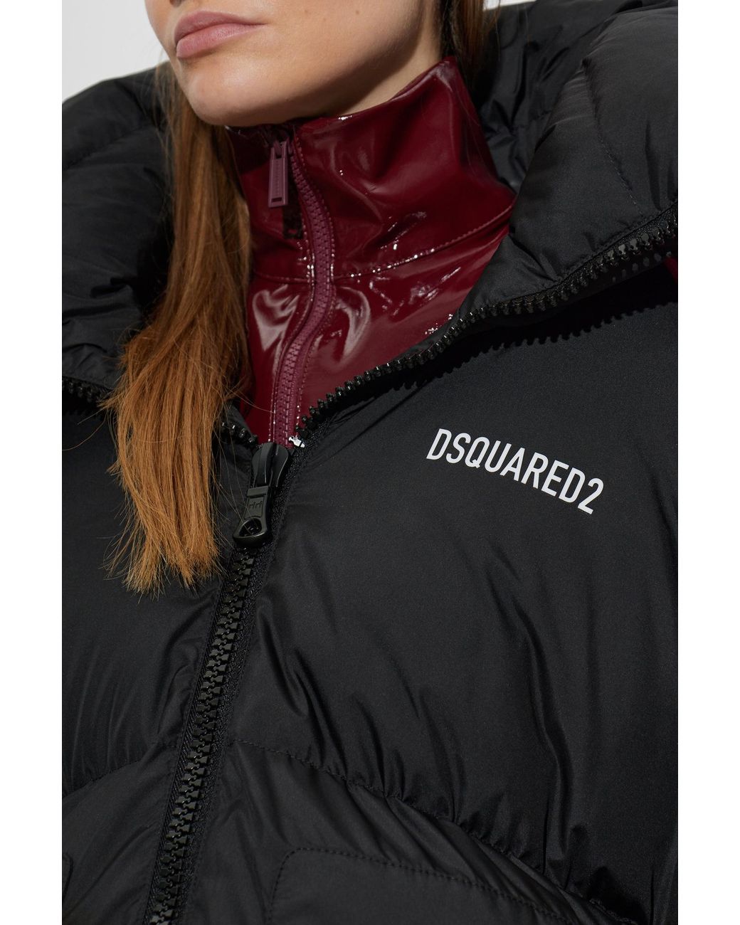 DSquared² Black Heated Logo Jacket