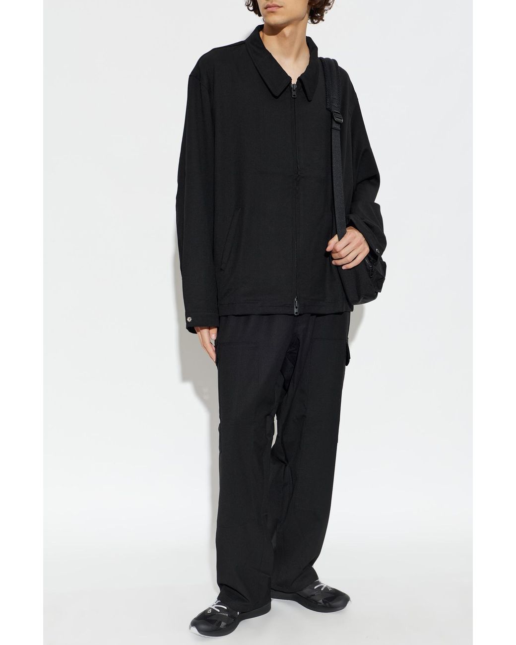 Y-3 Black Jacket With Pockets for men