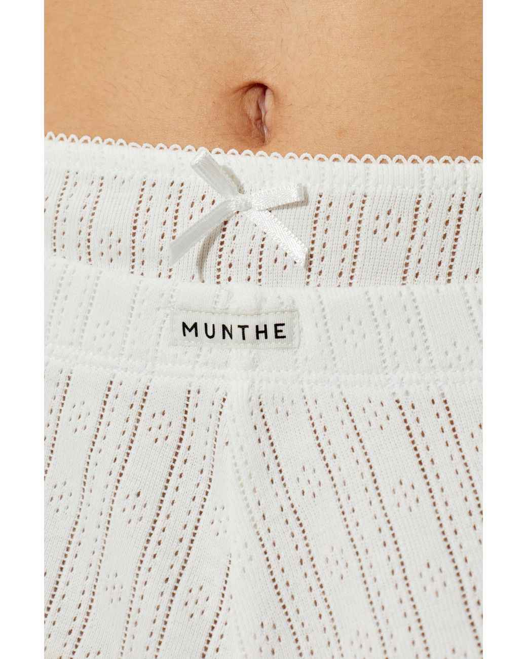 Munthe White "Nettie" Shorts