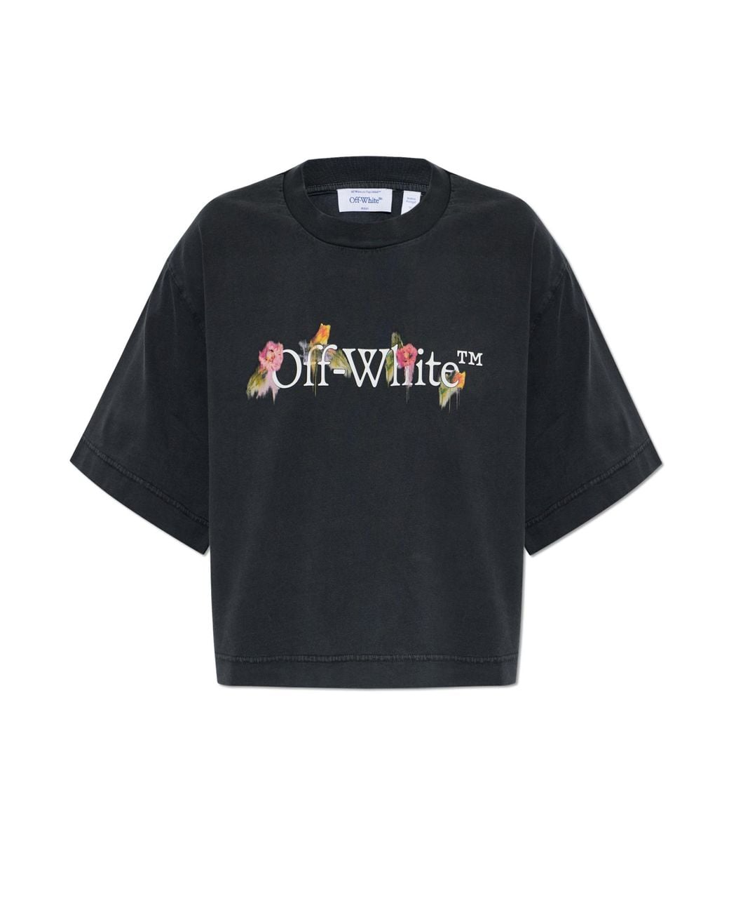 Off-White c/o Virgil Abloh Black T-Shirt With Logo