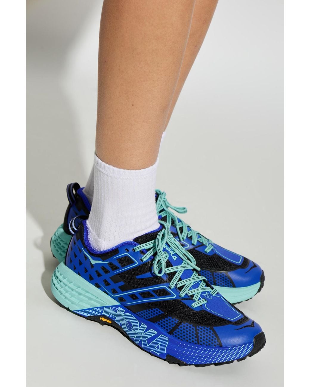 Hoka One One Blue 'Speedgoat 2' Sports Shoes