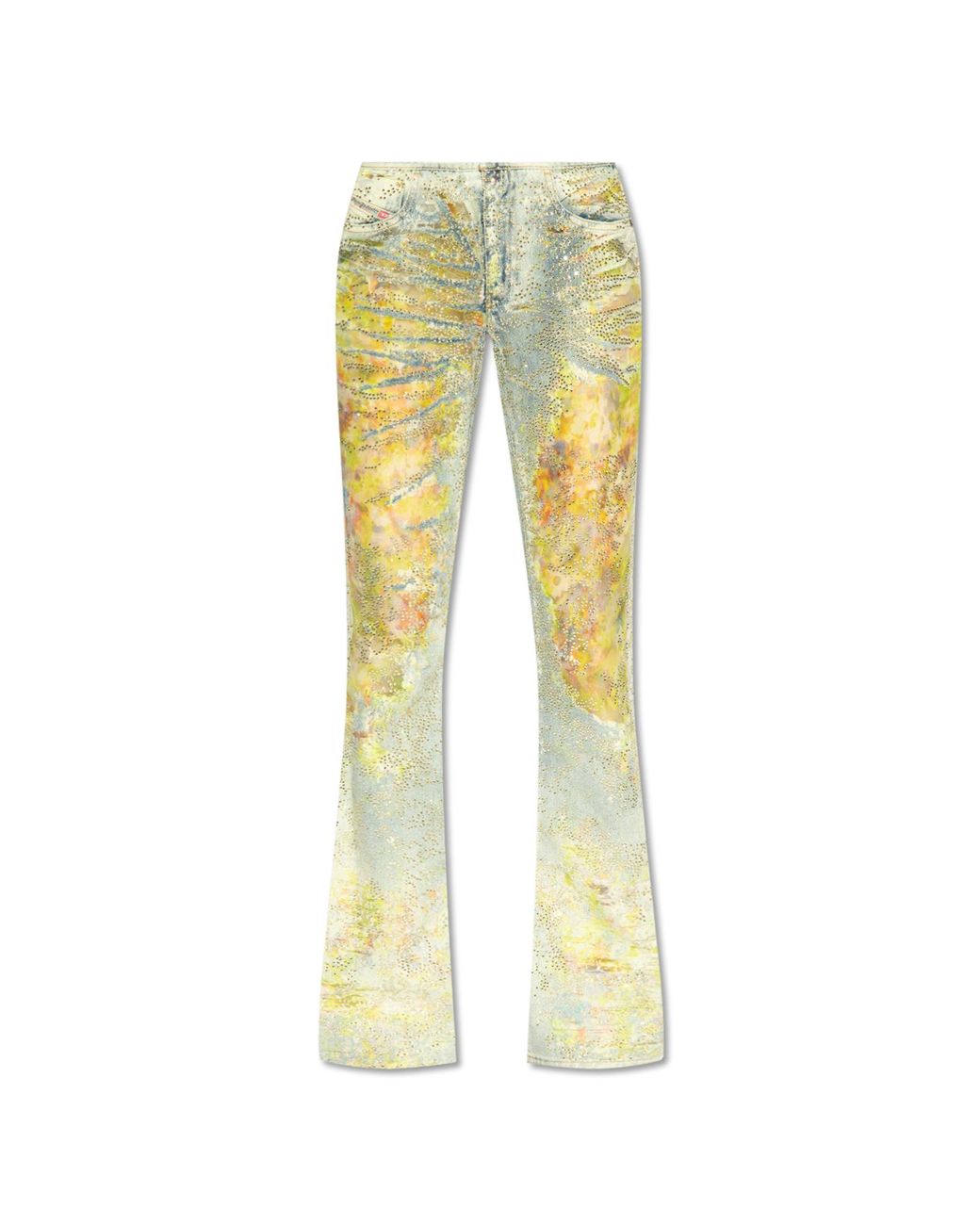 DIESEL 'D-Shark-Fse' Jeans in Yellow | Lyst