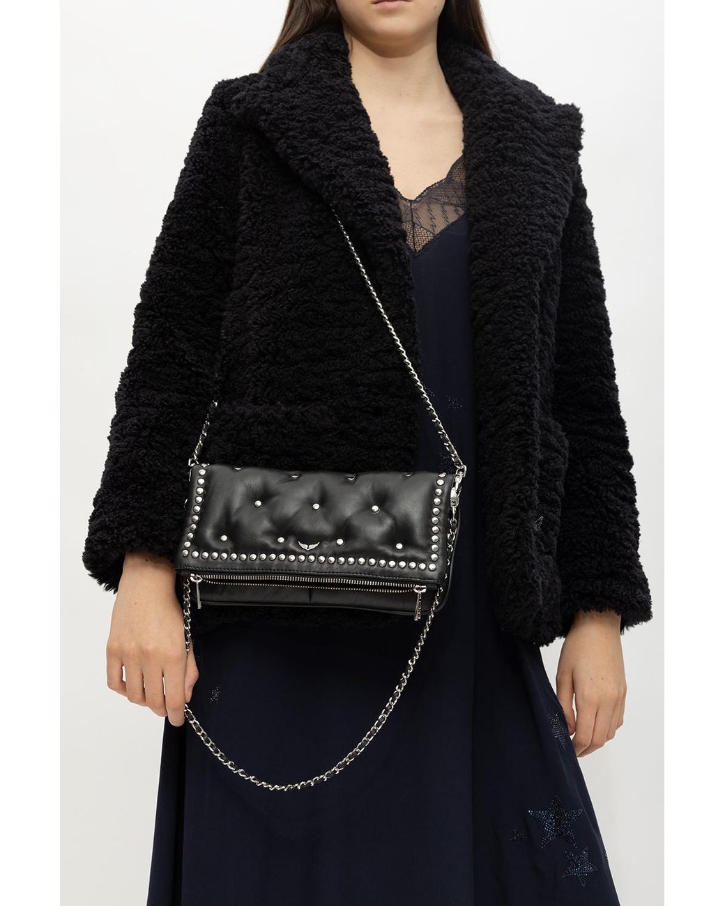 Zadig & Voltaire 'rock Rider' Shoulder Bag in Black Lyst