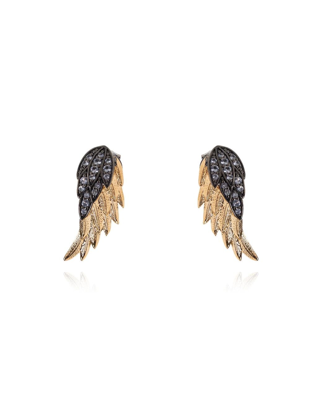 Zadig & Voltaire Metallic Brass Earrings