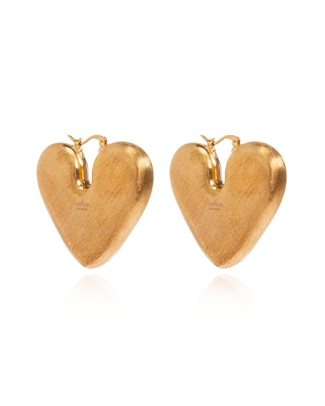 Jacquemus White Heart-Shaped Earrings