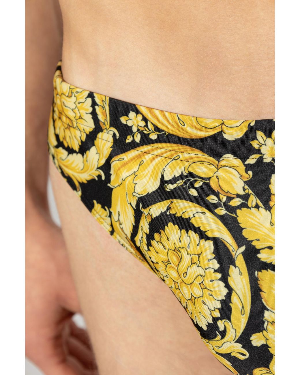 Versace Yellow Swim Briefs for men