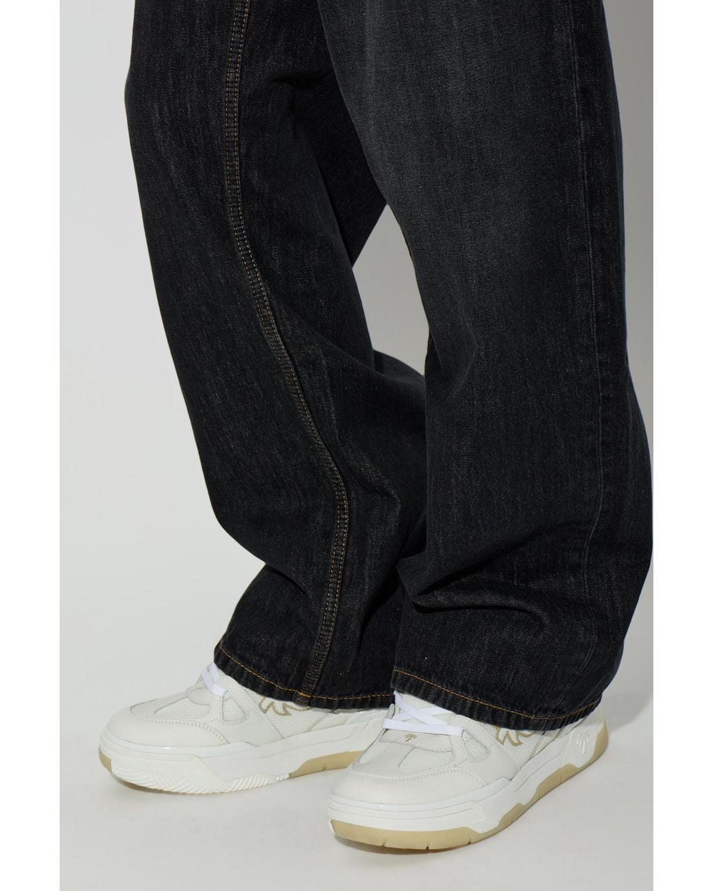 Palm Angels White 'Palm Skate' Sporty Sneakers for men