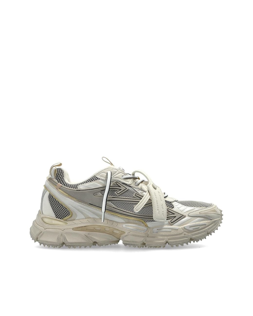 Off-White c/o Virgil Abloh Gray 'Ow Brb Worn Out' Sneakers for men