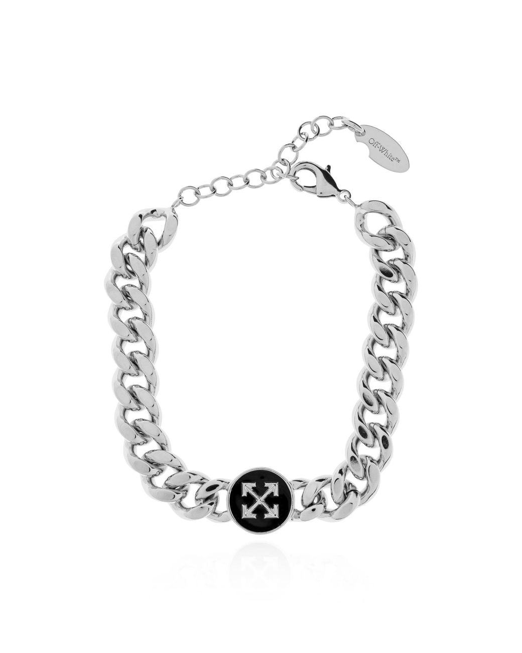 Off-White c/o Virgil Abloh Blue Brass Bracelet for men