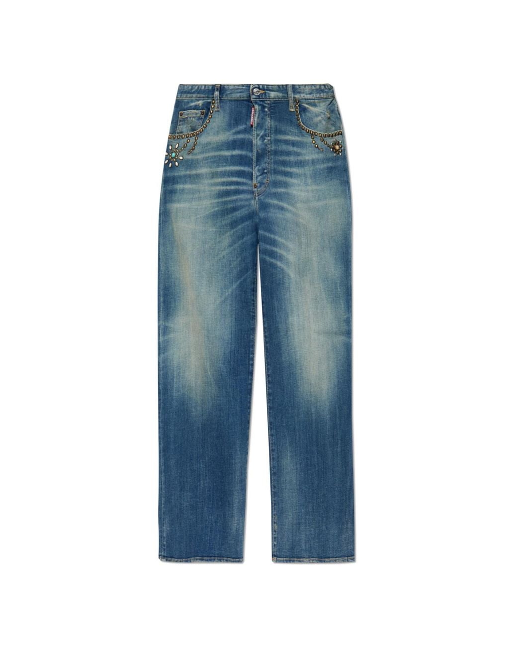 DSquared² Blue Loose Jeans for men