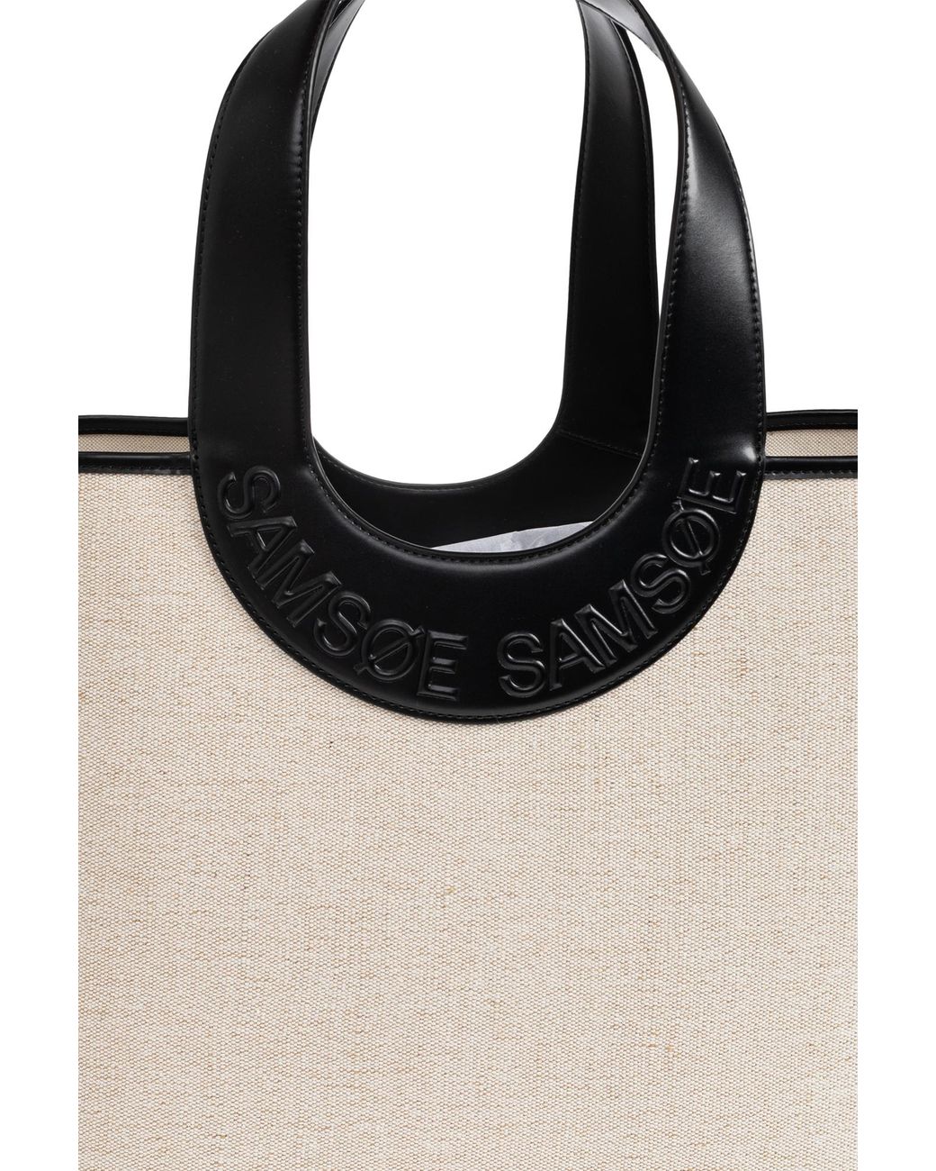 Samsøe & Samsøe Black Shopper Bag "Saberta"