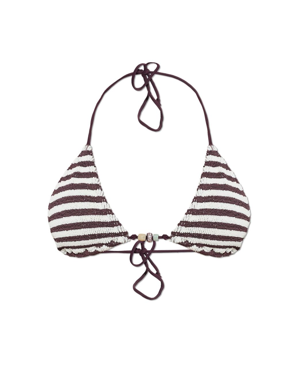 Bondeye White Top Of The "Beaded Ingrid" Swimsuit
