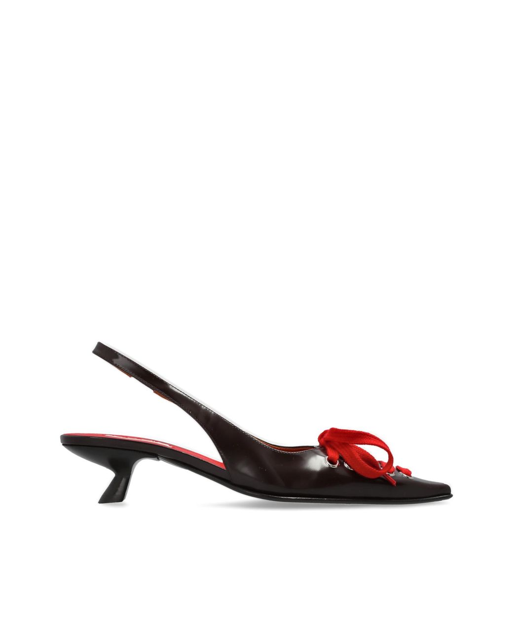 Marni White Leather Heeled Shoes