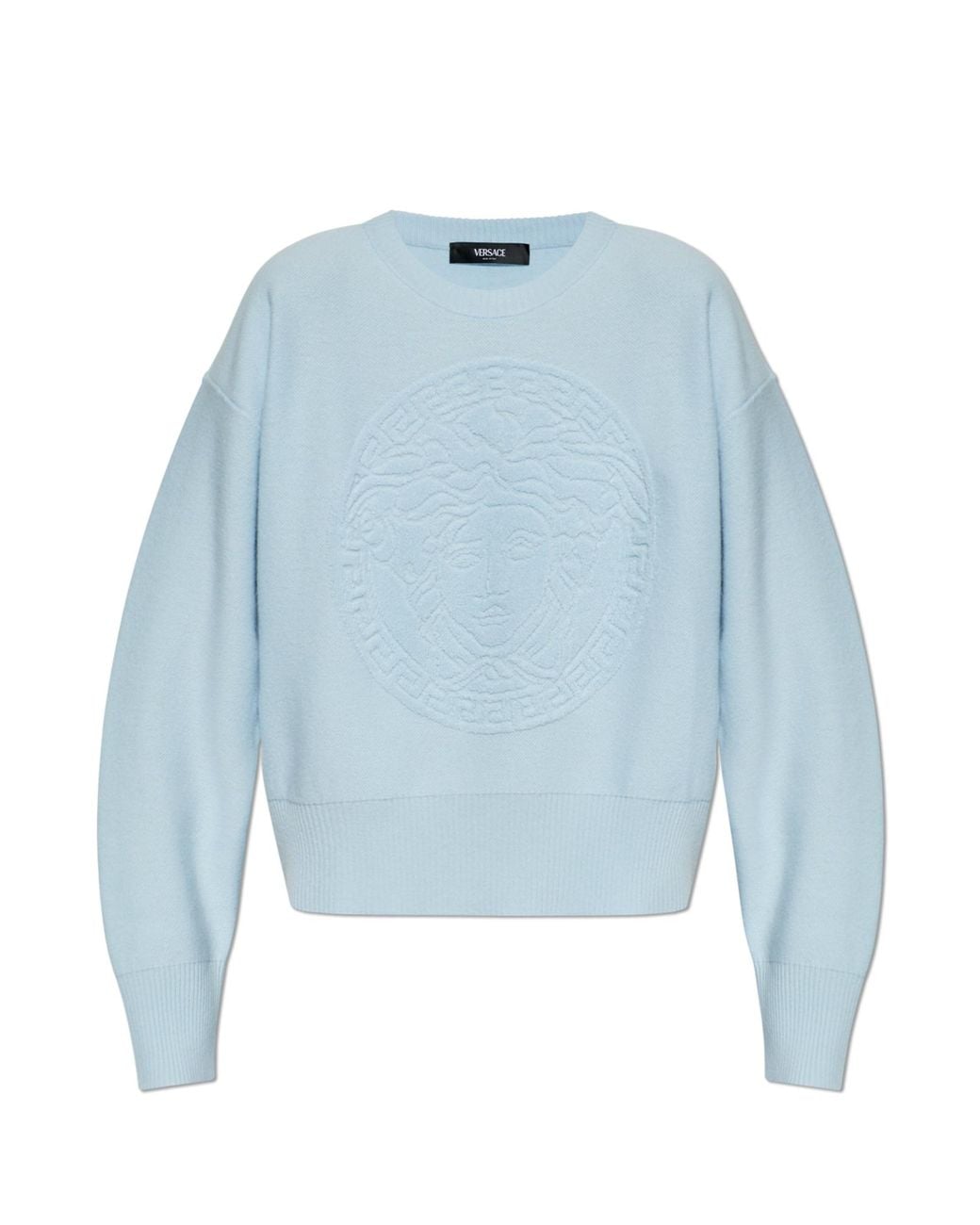 Versace Blue Wool Sweater