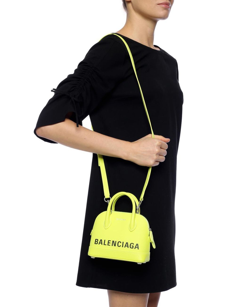 Balenciaga logo-print Crossbody Bag - Neutrals