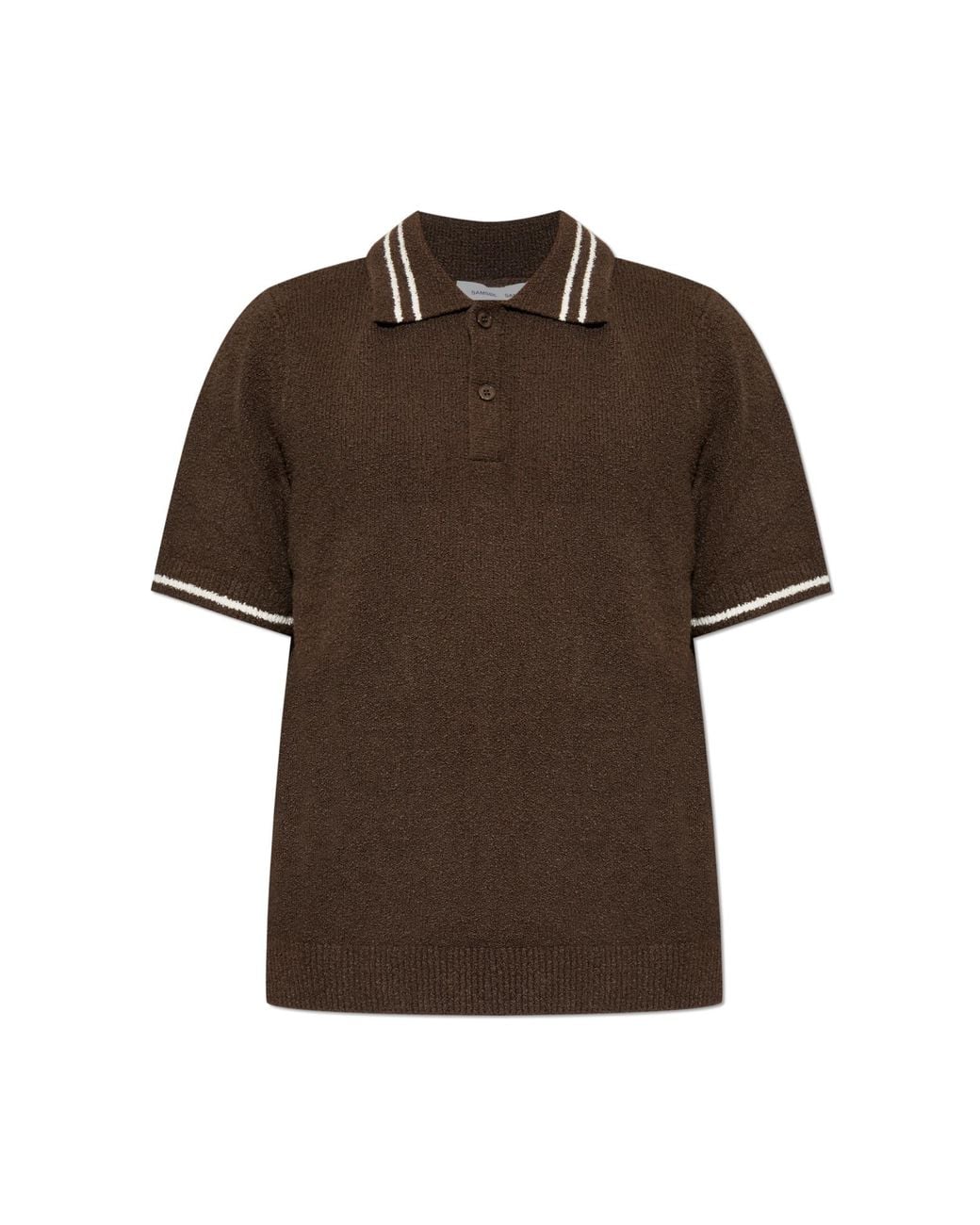 Samsøe & Samsøe White Polo "Sapedro" for men