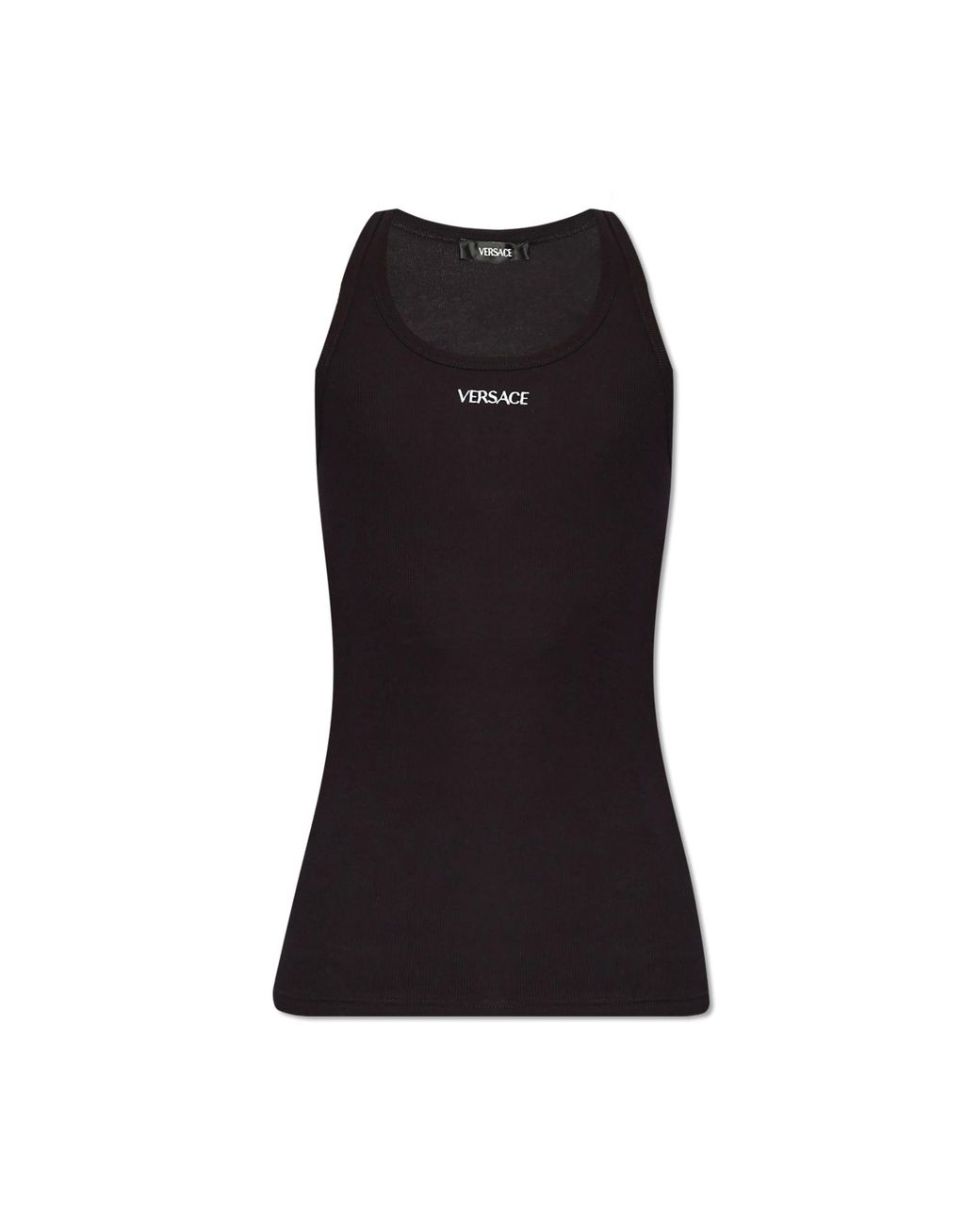 Versace Black Sleeveless Tank Top for men