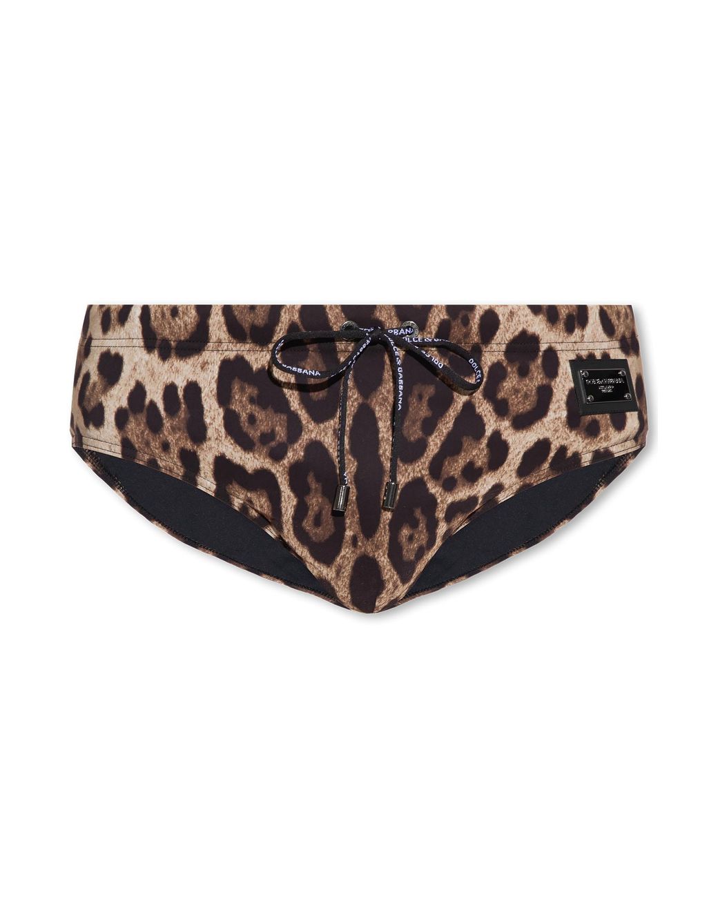 Dolce & Gabbana Brown Swim Shorts