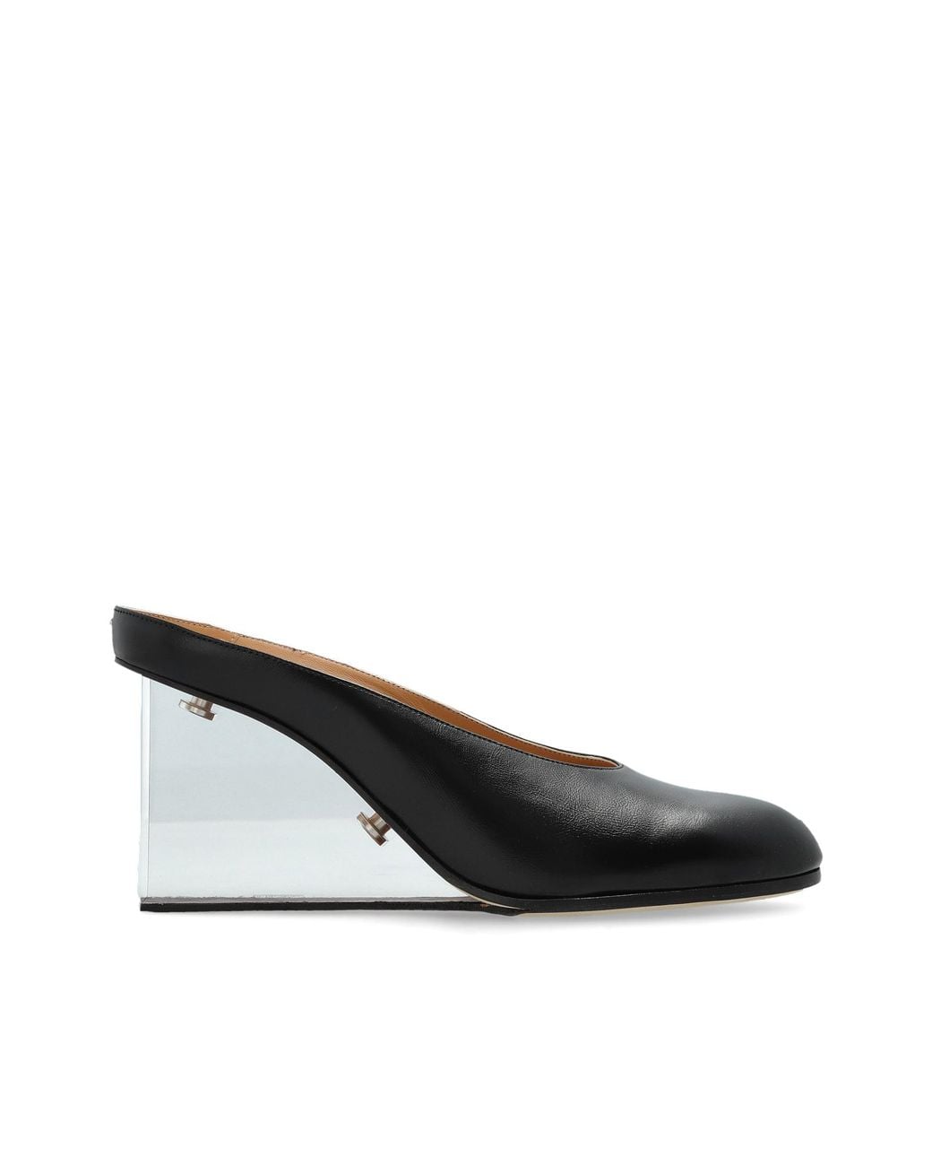 Maison Margiela Black Wedge Mules