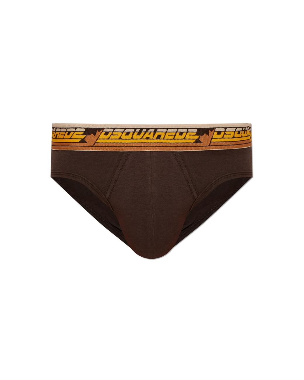 DSquared² Black Logo Briefs for men