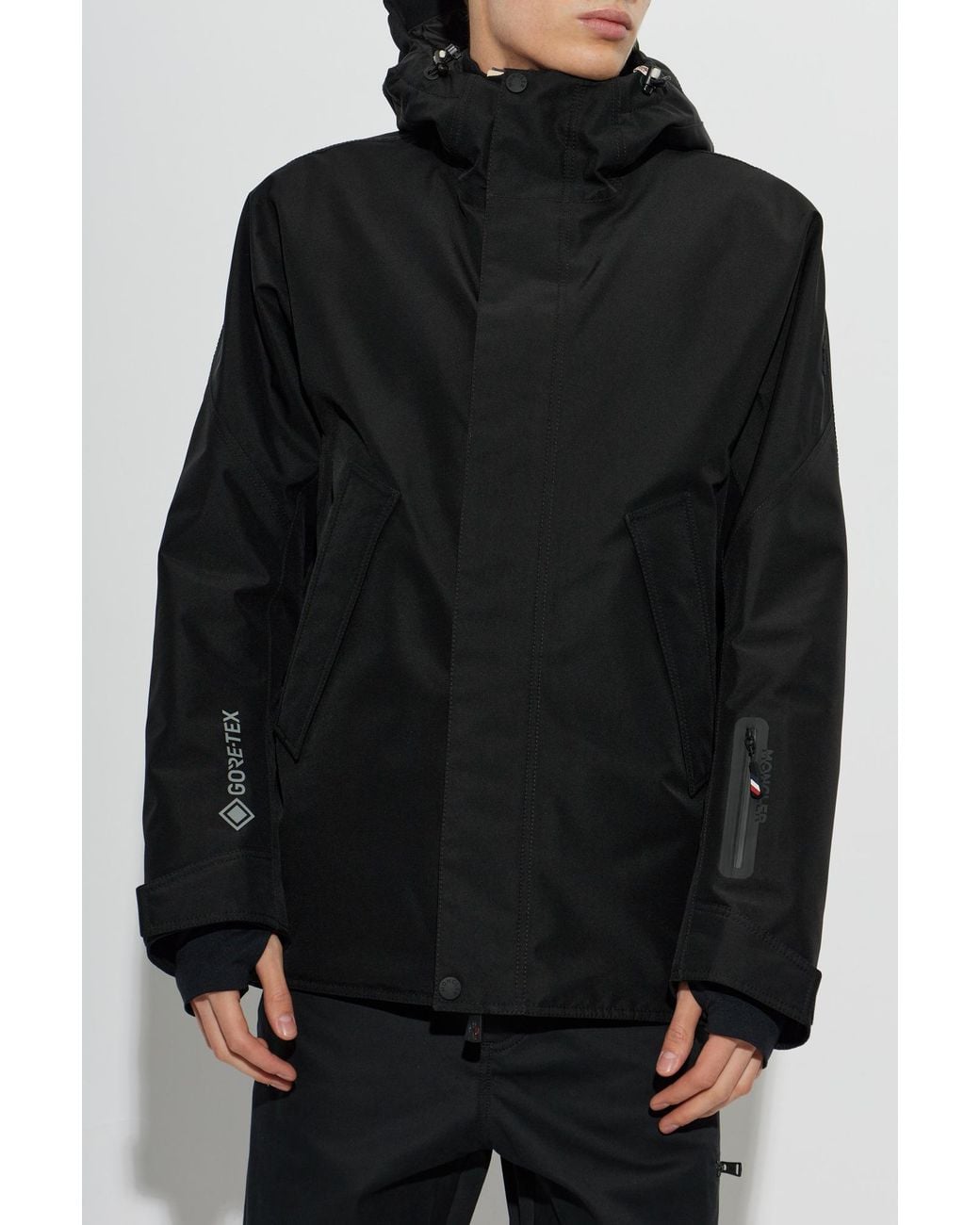 Moncler Black Ski Jacket 'Lambir' for men