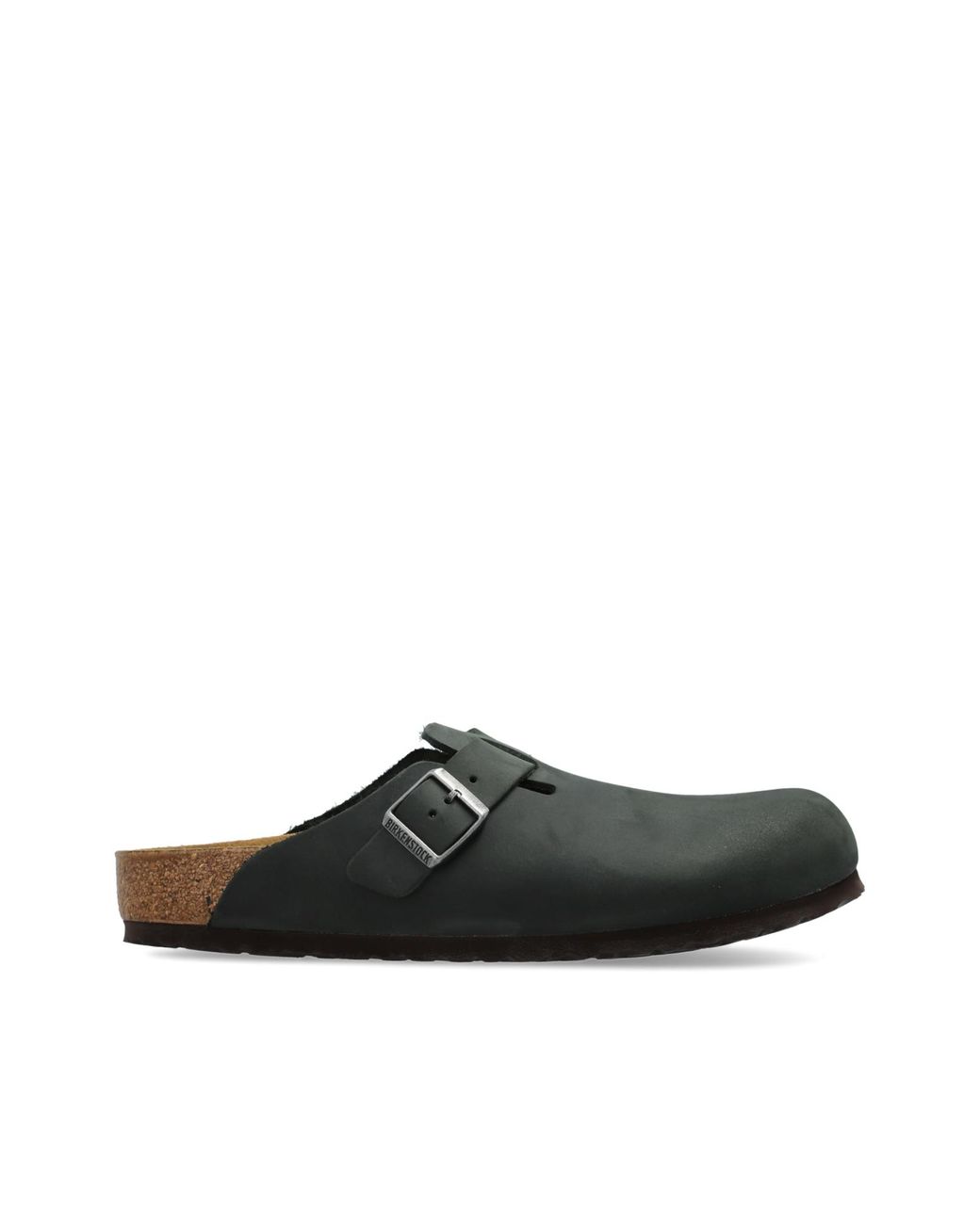 Birkenstock Black Boston Bs' Slides for men